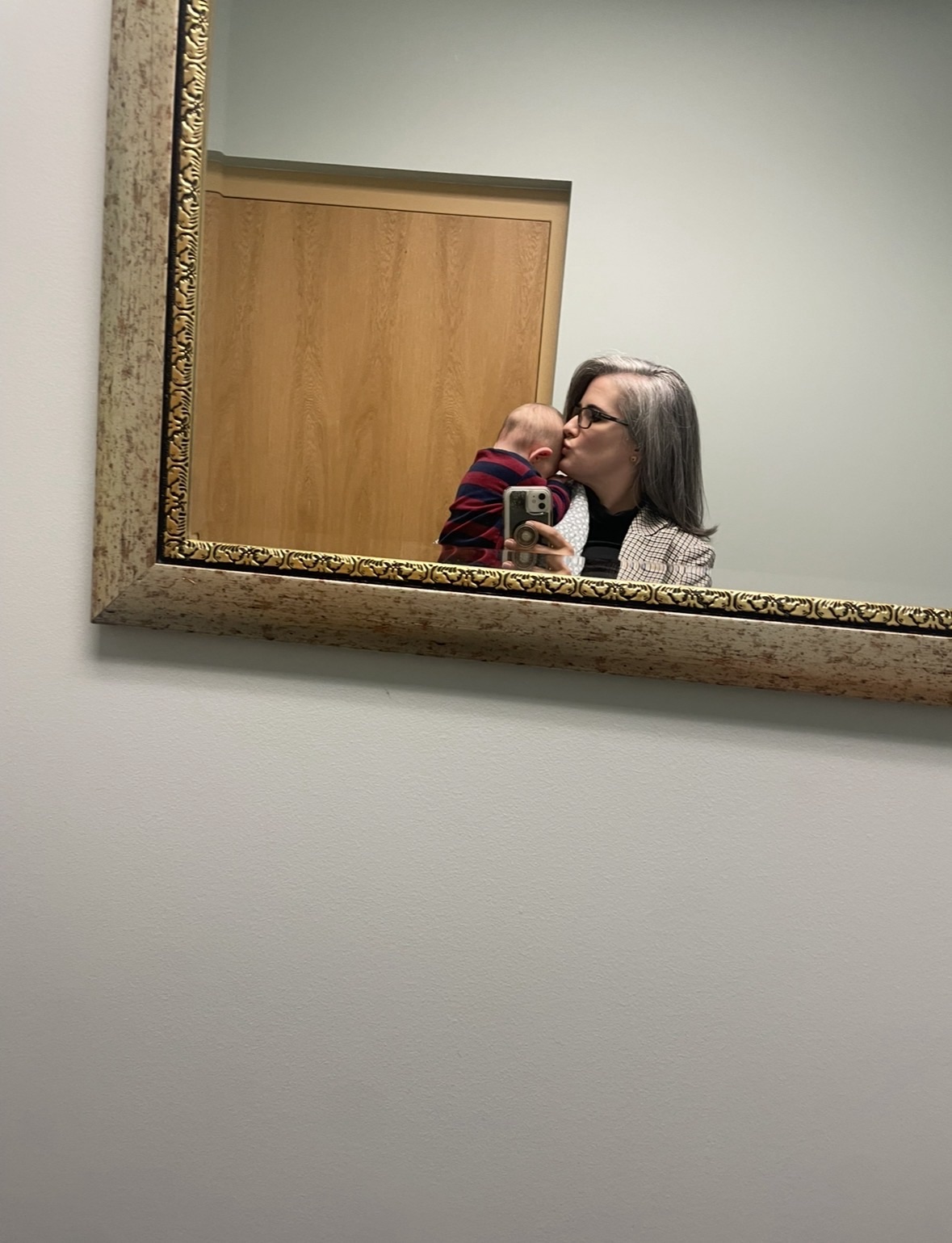 Before I got to consult a mirror …